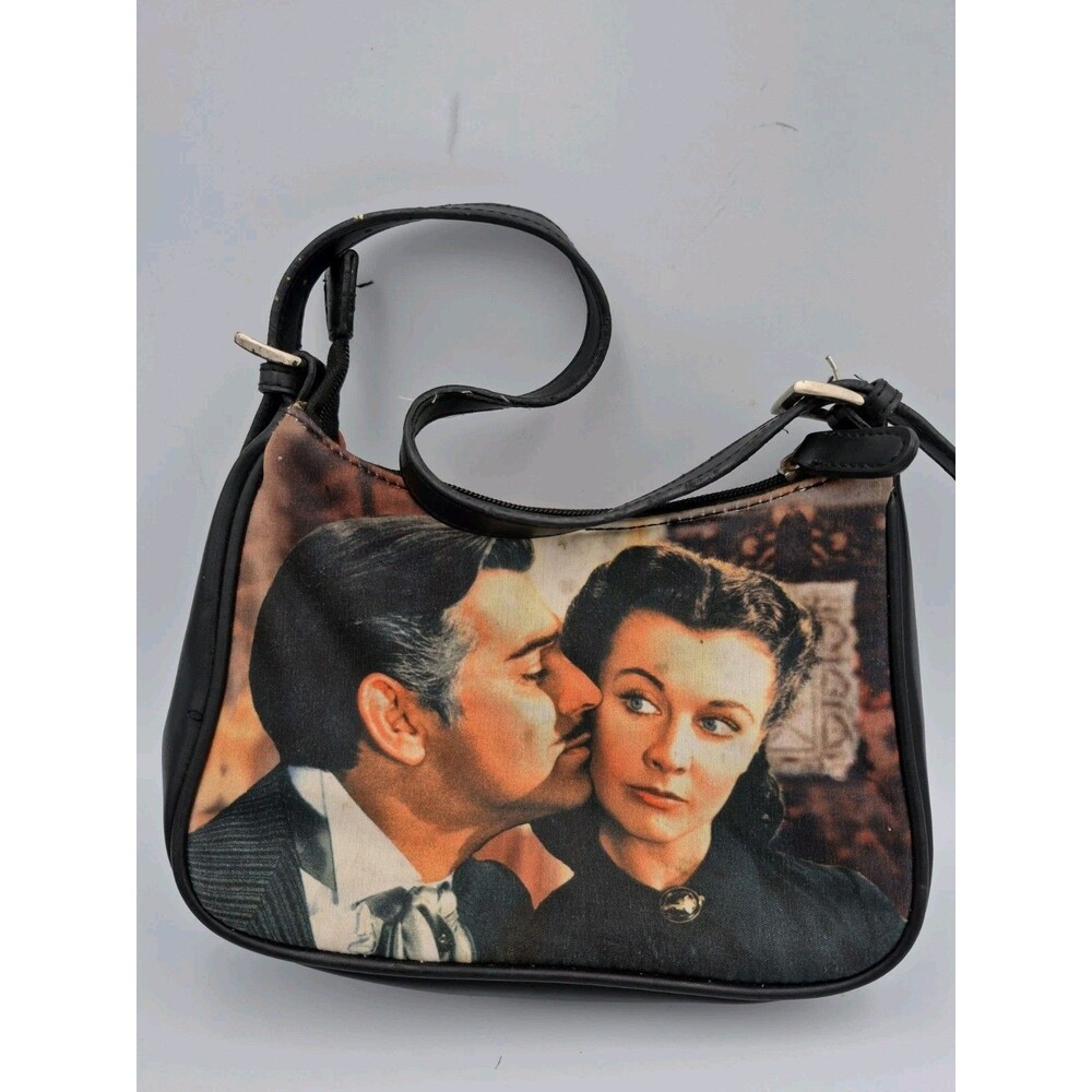 Vintage Gone with the Wind Handbag, Purse, Rhett Butler Kissing Scarlett